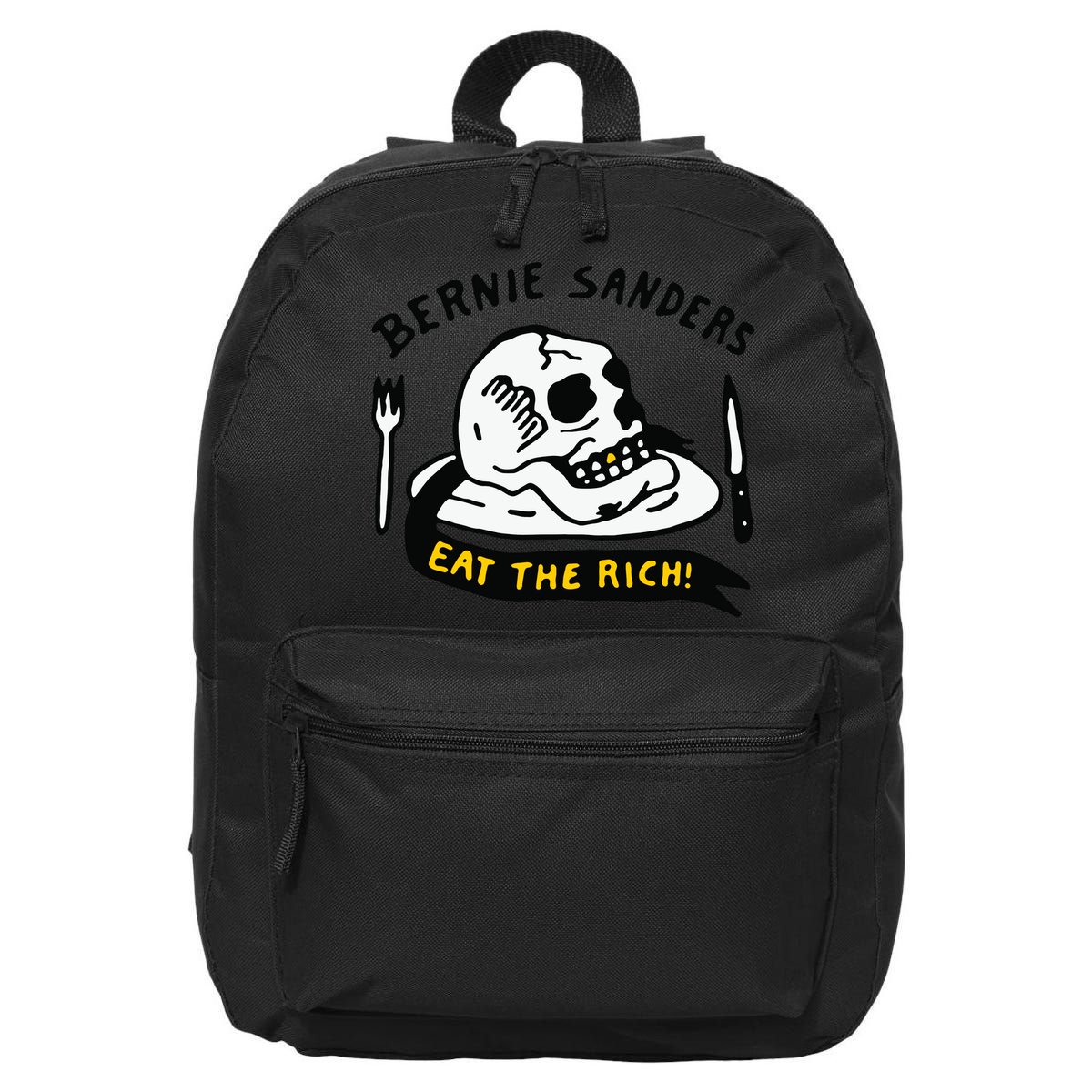 Bernie Sanders Eat The Rich 16 in Basic Backpack