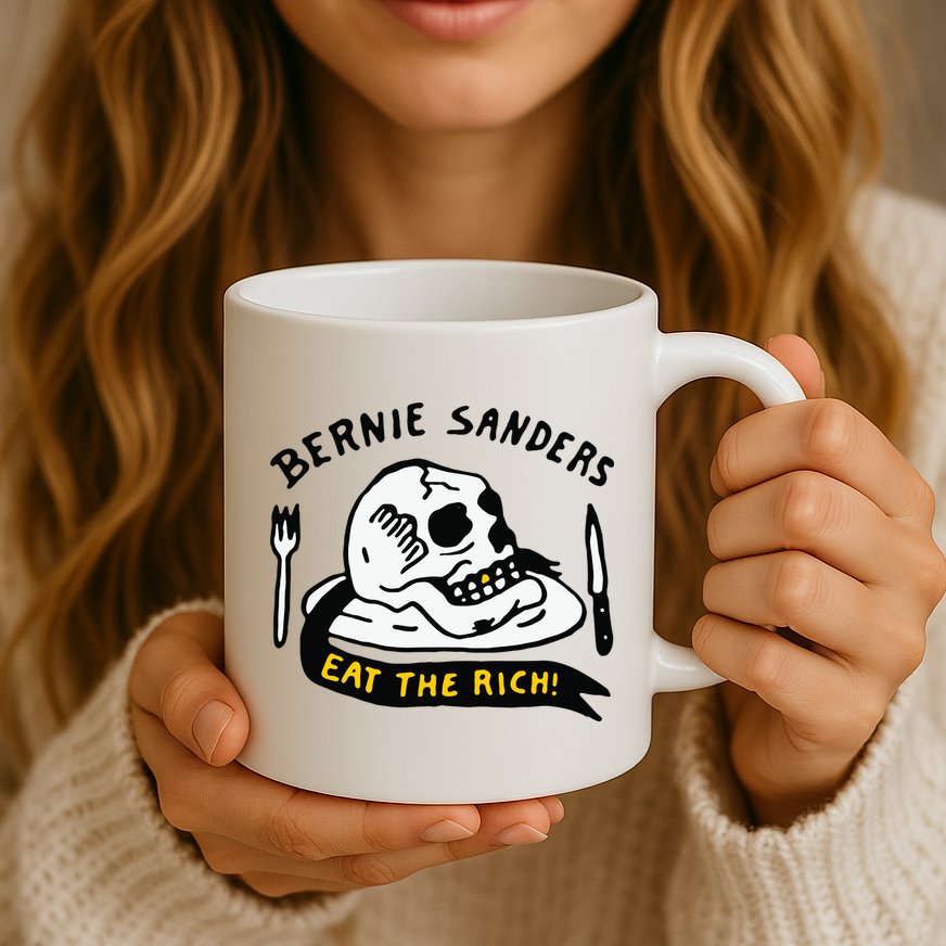 Bernie Sanders Eat The Rich Mug