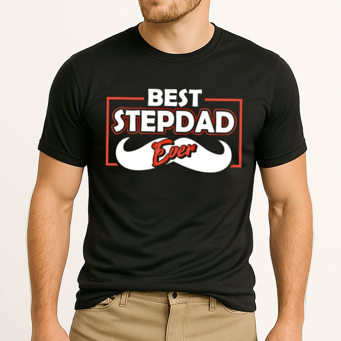 Best Stepfather Ever Stepdad Fathers Day Step Dad Sayings Meaningful Gift Cooling Performance Crew T-Shirt