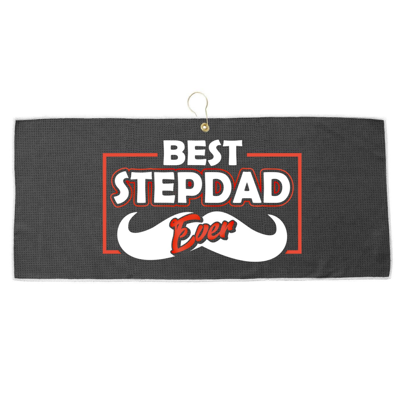 Best Stepfather Ever Stepdad Fathers Day Step Dad Sayings Meaningful Gift Large Microfiber Waffle Golf Towel