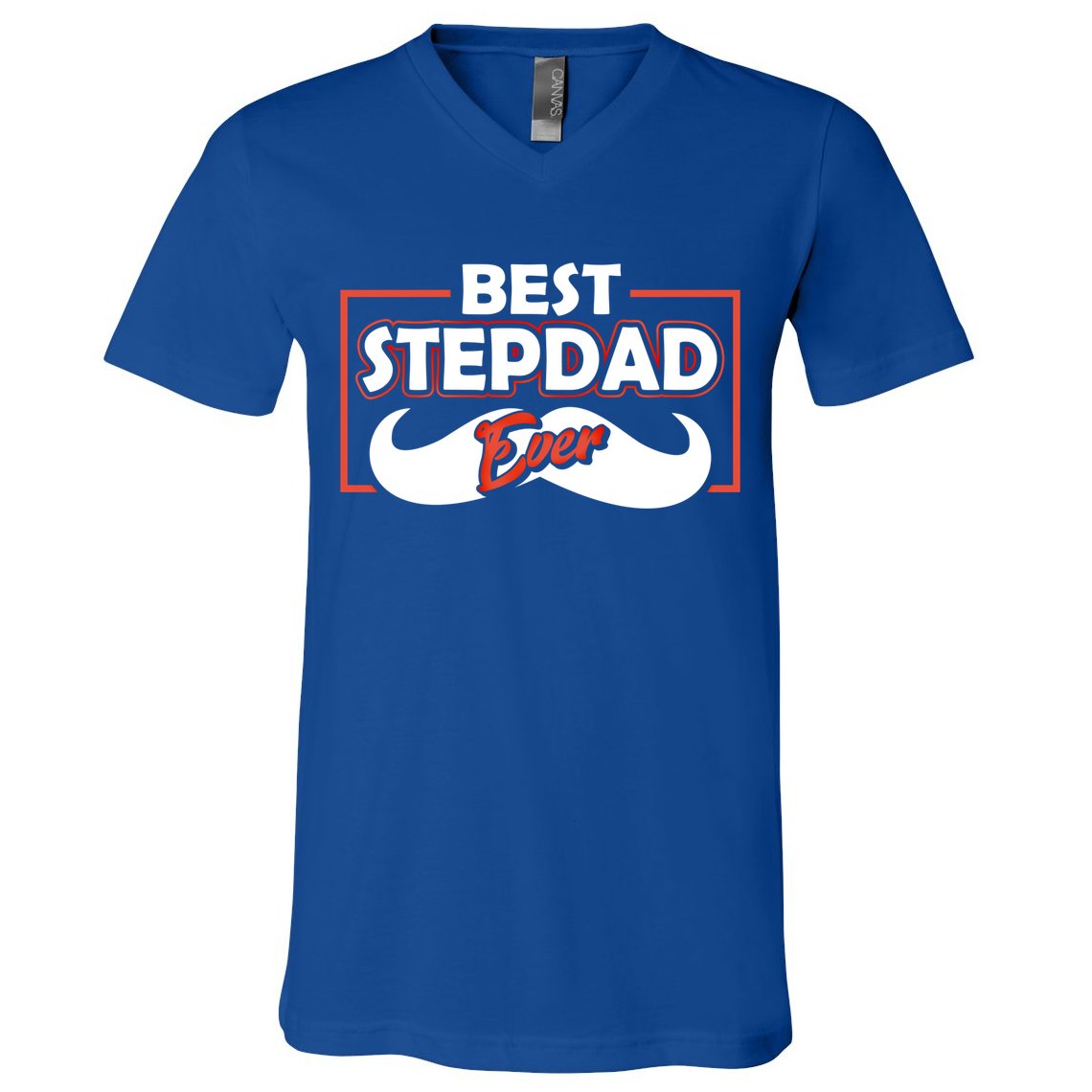 Best Stepfather Ever Stepdad Fathers Day Step Dad Sayings Meaningful Gift V-Neck T-Shirt