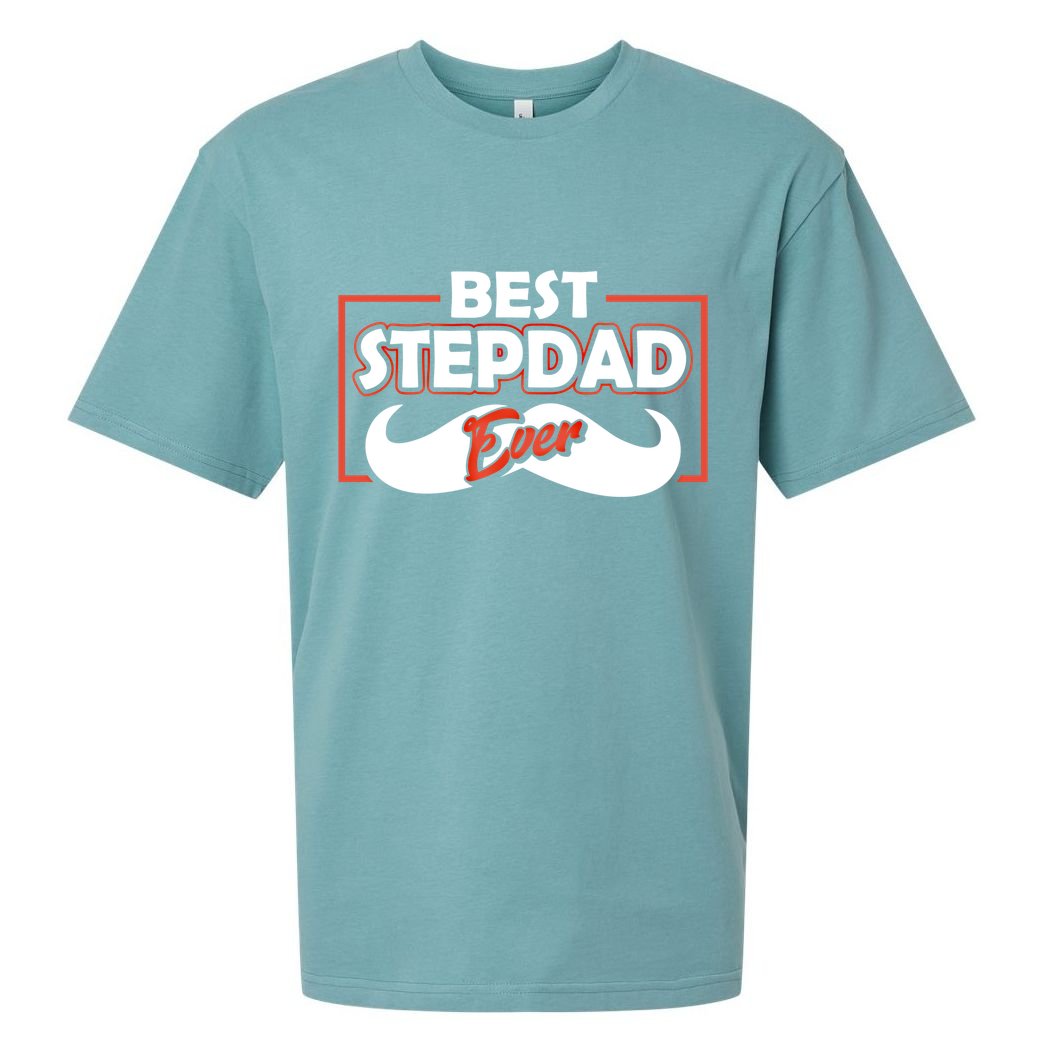 Best Stepfather Ever Stepdad Fathers Day Step Dad Sayings Meaningful Gift Sueded Cloud Jersey T-Shirt