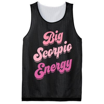 Big Scorpio Energy Scorpio Zodiac Sign Mesh Reversible Basketball Jersey Tank