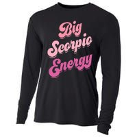 Big Scorpio Energy Scorpio Zodiac Sign Cooling Performance Long Sleeve Crew