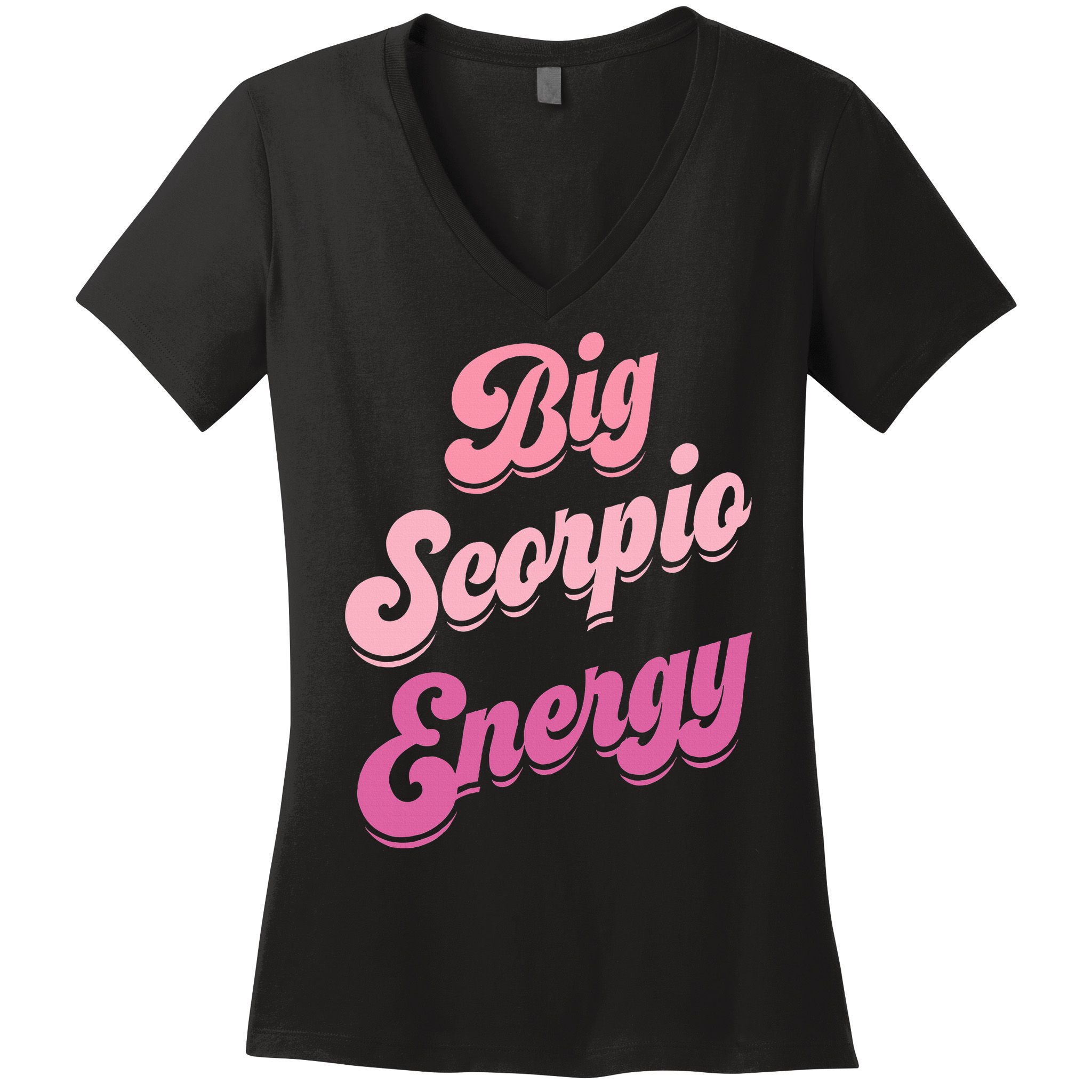 Big Scorpio Energy Scorpio Zodiac Sign Women's V-Neck T-Shirt
