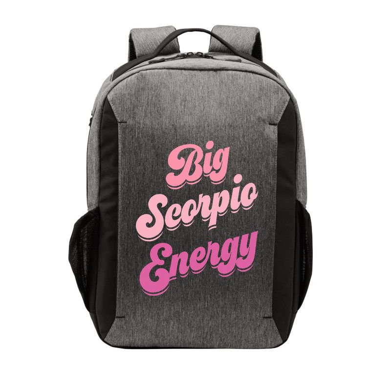 Big Scorpio Energy Scorpio Zodiac Sign Vector Backpack