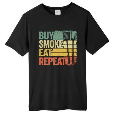 Buy Smoke Eat Repeat Barbecue Smoking Meat Bbq Pig Pork Rub Gift Tall Fusion ChromaSoft Performance T-Shirt