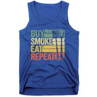 Buy Smoke Eat Repeat Barbecue Smoking Meat Bbq Pig Pork Rub Gift Tank Top