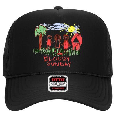 Bloody Sunday Earth Day High Crown Mesh Back Trucker Hat