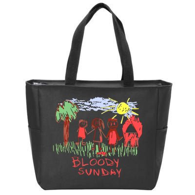 Bloody Sunday Earth Day Zip Tote Bag