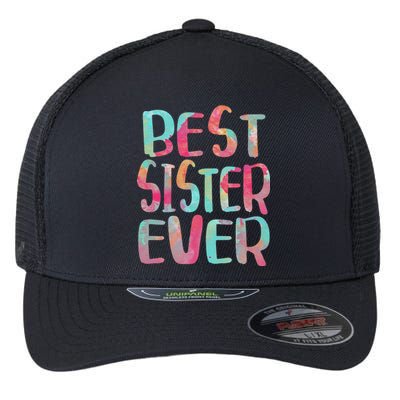 Best Sister Ever Mother's Day Flexfit Unipanel Trucker Cap