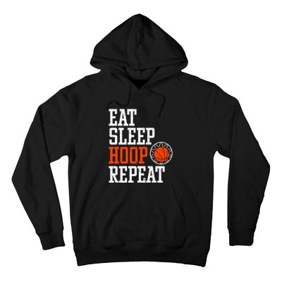 Basketball Saying - Eat Sleep Hoop Repeat Hoodie