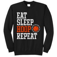 Basketball Saying - Eat Sleep Hoop Repeat Sweatshirt