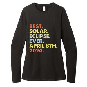 Best Solar Eclipse Ever April 8th 2024 Totality Astronomy Womens CVC Long Sleeve Shirt