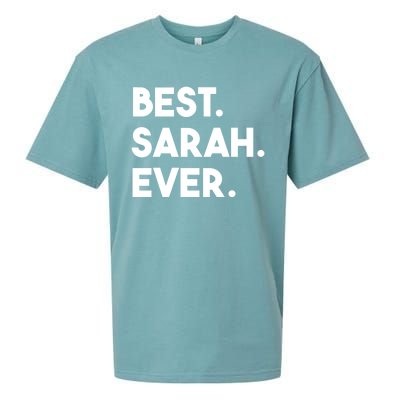 Best Sarah Ever Cute Personalized Name Great Gift Sueded Cloud Jersey T-Shirt