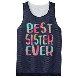 Best Sister Ever Mother's Day Mesh Reversible Basketball Jersey Tank