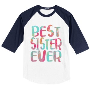 Best Sister Ever Mother's Day Baseball Sleeve Shirt