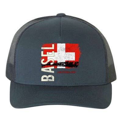 Basel Switzerland Europe Yupoong Adult 5-Panel Trucker Hat