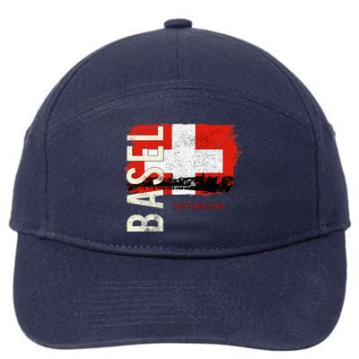 Basel Switzerland Europe 7-Panel Snapback Hat