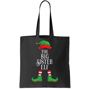 Big Sister Elf Matching Group Xmas Funny Family Christmas Tote Bag