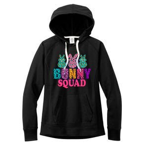 Bunny Squad Easter Bunny Design Women's Fleece Hoodie