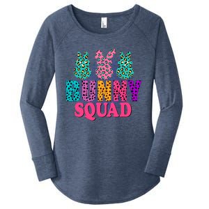 Bunny Squad Easter Bunny Design Women's Perfect Tri Tunic Long Sleeve Shirt