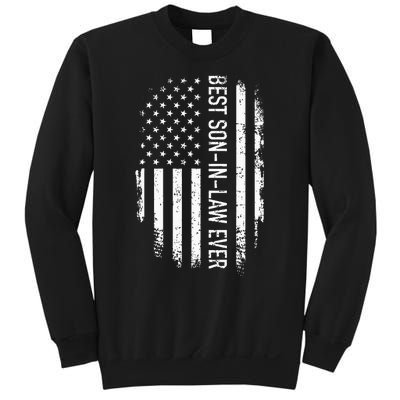 Best Soninlaw Ever Us American Vintage Flag Sweatshirt