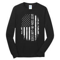 Best Soninlaw Ever Us American Vintage Flag Tall Long Sleeve T-Shirt