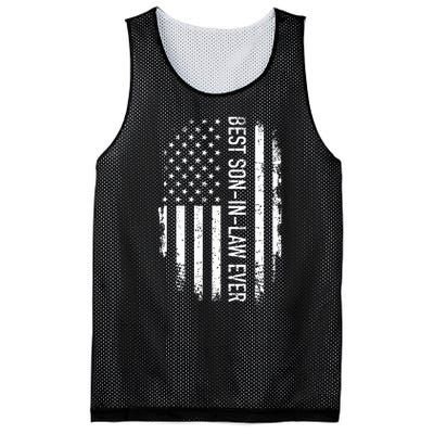 Best Soninlaw Ever Us American Vintage Flag Mesh Reversible Basketball Jersey Tank