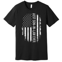 Best Soninlaw Ever Us American Vintage Flag Premium T-Shirt