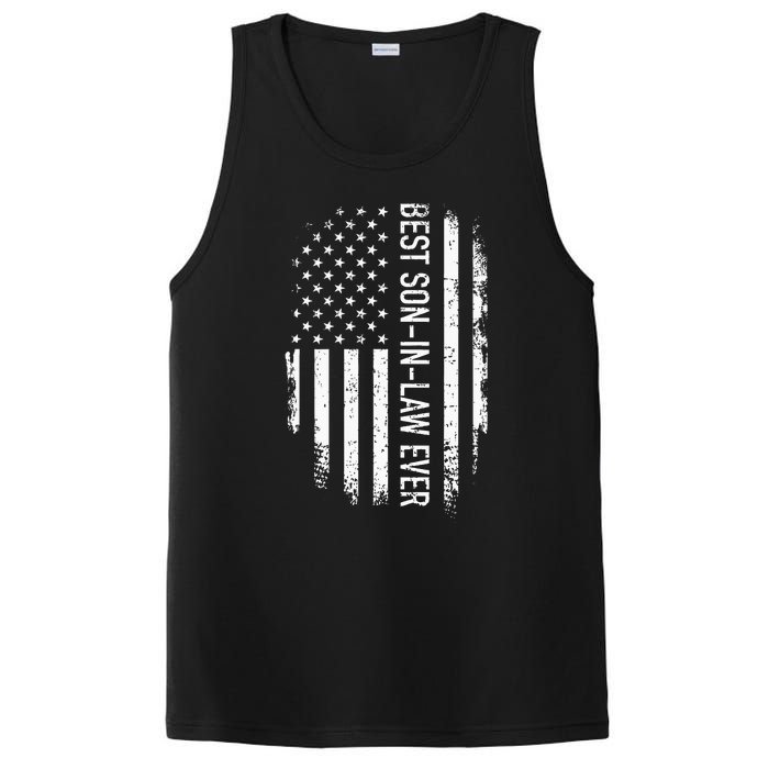 Best Soninlaw Ever Us American Vintage Flag PosiCharge Competitor Tank