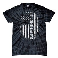 Best Soninlaw Ever Us American Vintage Flag Tie-Dye T-Shirt