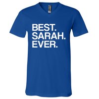 Best Sarah Ever Name Cool Gift V-Neck T-Shirt