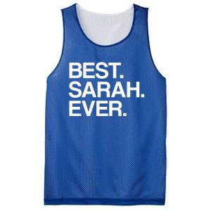 Best Sarah Ever Name Cool Gift Mesh Reversible Basketball Jersey Tank