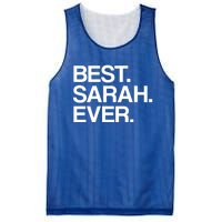 Best Sarah Ever Name Cool Gift Mesh Reversible Basketball Jersey Tank