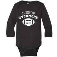 Bishop Sycamore Est. ??? Funny Baby Long Sleeve Bodysuit