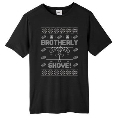 Brotherly Shove Eagles Nick Sirianni Ugly Christmas Sweater Tall Fusion ChromaSoft Performance T-Shirt