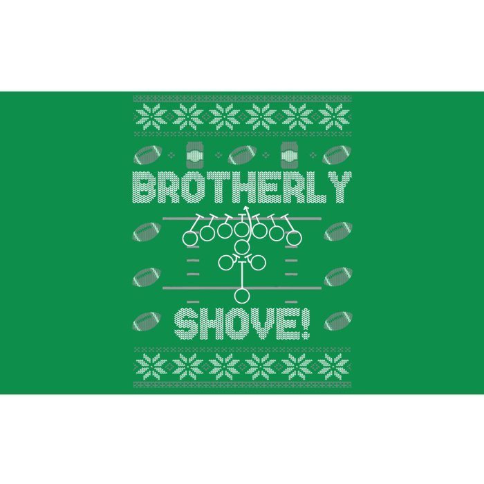 Brotherly Shove Eagles Nick Sirianni Ugly Christmas Sweater Bumper Sticker