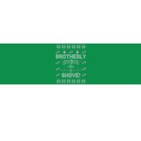 Brotherly Shove Eagles Nick Sirianni Ugly Christmas Sweater Bumper Sticker