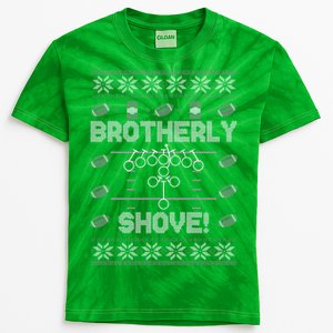 Brotherly Shove Eagles Nick Sirianni Ugly Christmas Sweater Kids Tie-Dye T-Shirt