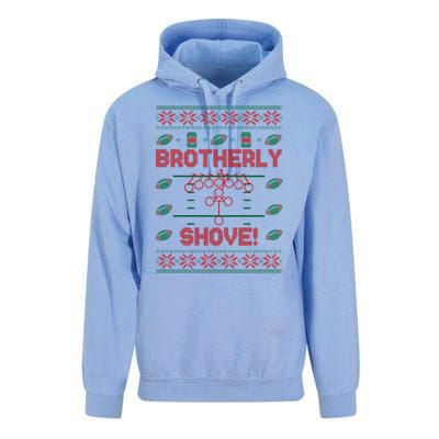 Brotherly Shove Eagles Nick Sirianni Ugly Christmas Sweater Unisex Surf Hoodie