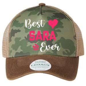 Best Sara Ever Gift Sara First Name Gift Legacy Tie Dye Trucker Hat