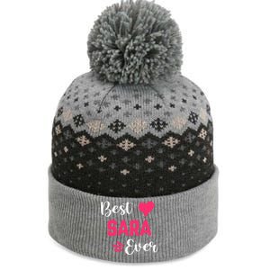 Best Sara Ever Gift Sara First Name Gift The Baniff Cuffed Pom Beanie