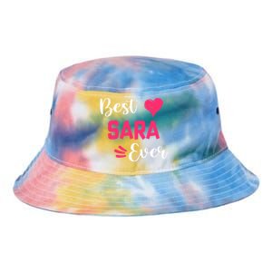 Best Sara Ever Gift Sara First Name Gift Tie Dye Newport Bucket Hat