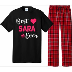 Best Sara Ever Gift Sara First Name Gift Pajama Set