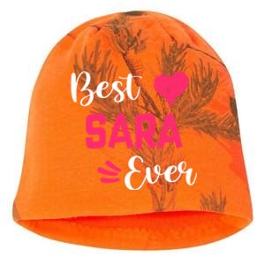 Best Sara Ever Gift Sara First Name Gift Kati - Camo Knit Beanie