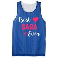 Best Sara Ever Gift Sara First Name Gift Mesh Reversible Basketball Jersey Tank