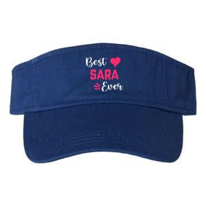 Best Sara Ever Gift Sara First Name Gift Valucap Bio-Washed Visor