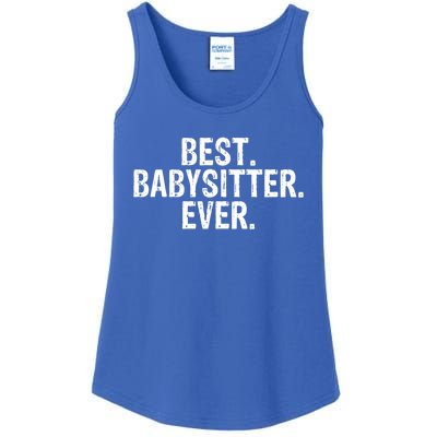 Best Sitter Ever Sitter Gift Cute Gift Ladies Essential Tank