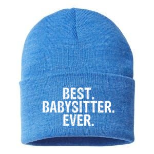 Best Sitter Ever Sitter Gift Cute Gift Sustainable Knit Beanie